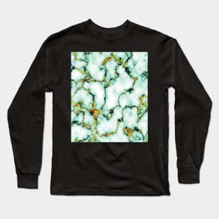 Golden Marble Long Sleeve T-Shirt